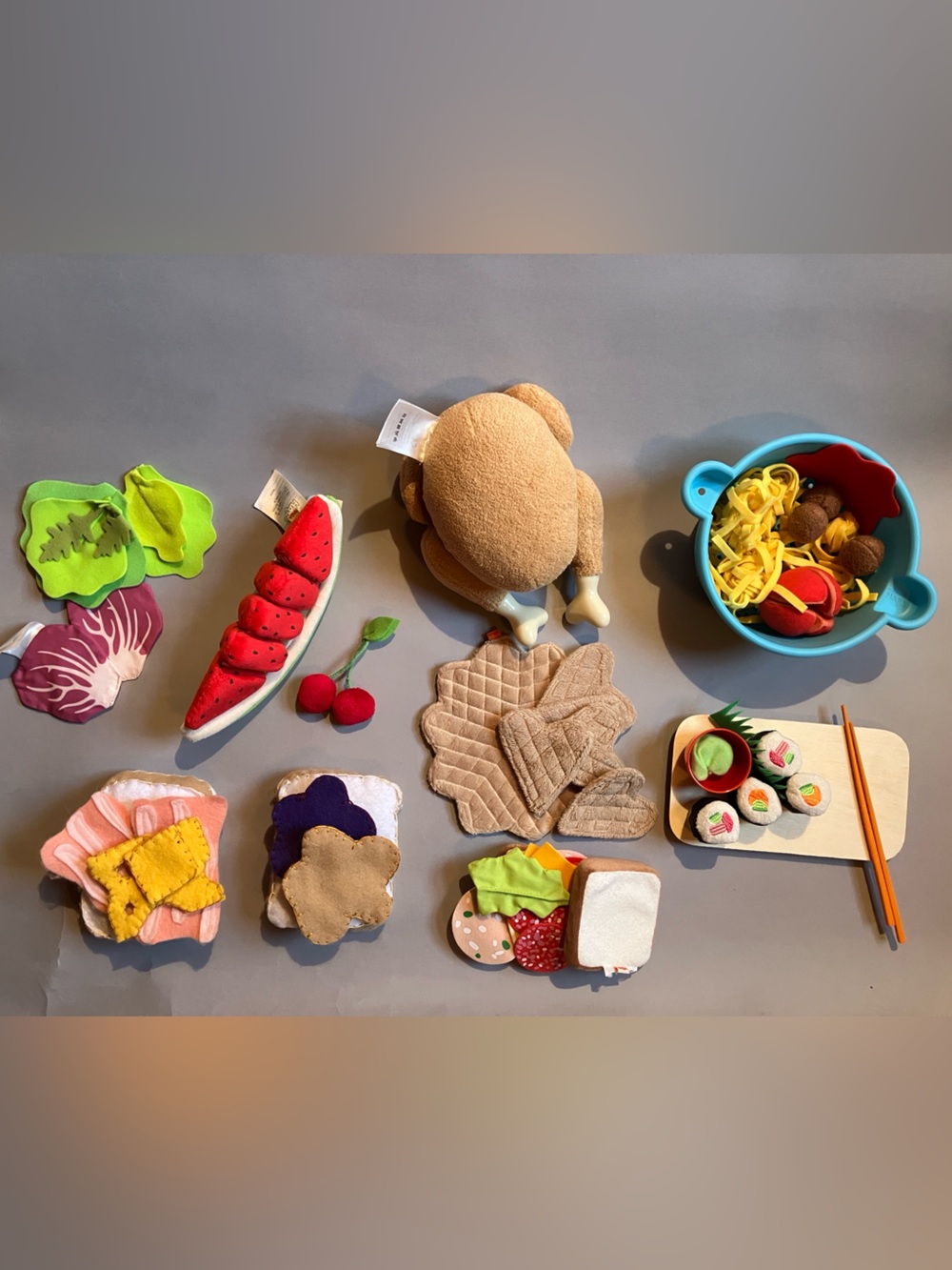 HABA and Homemade Pretend Play Food